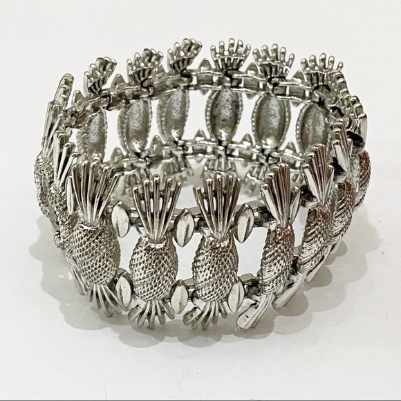 Vintage Sarah Coventry Pineapple Link Bracelet - Picture 1 of 15